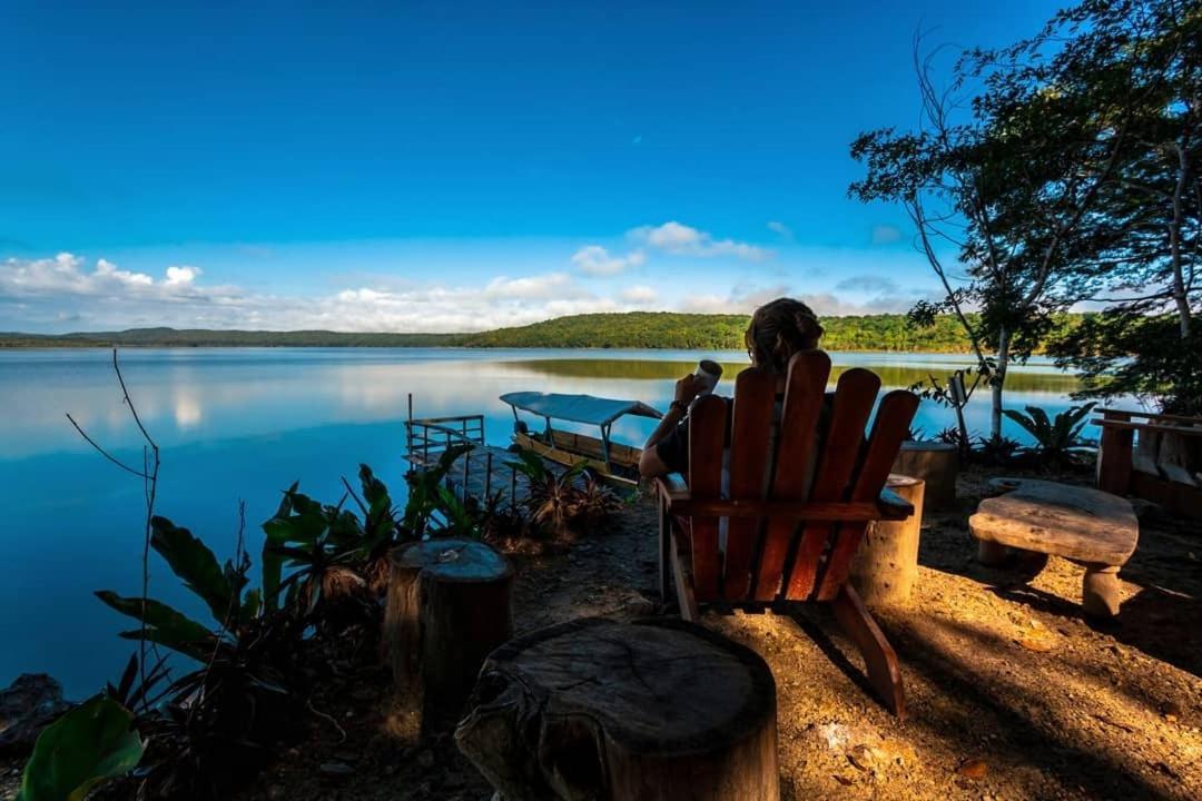 Ecolodge El Sombrero Laguna Yaxha Esterno foto
