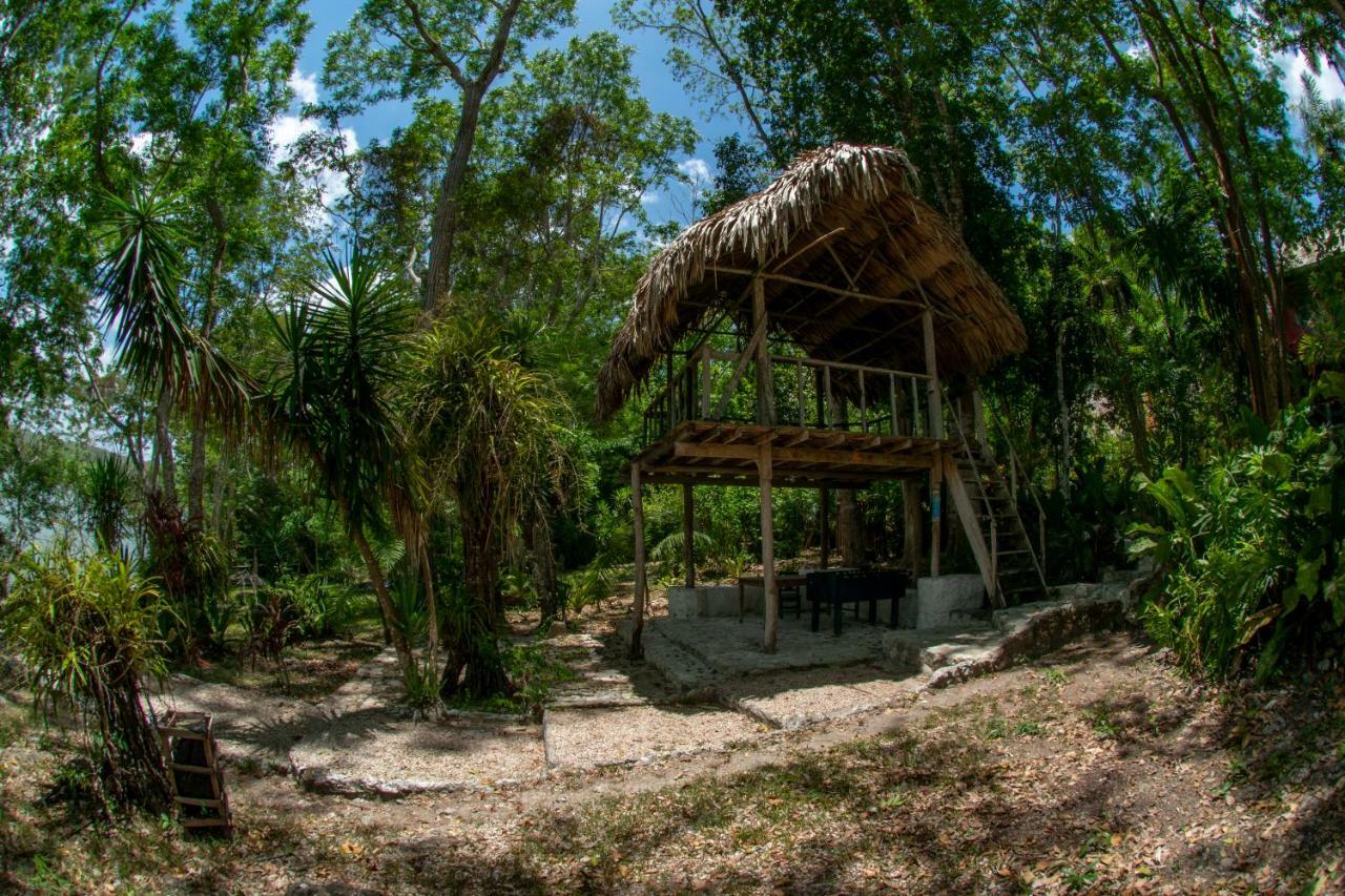 Ecolodge El Sombrero Laguna Yaxha Esterno foto